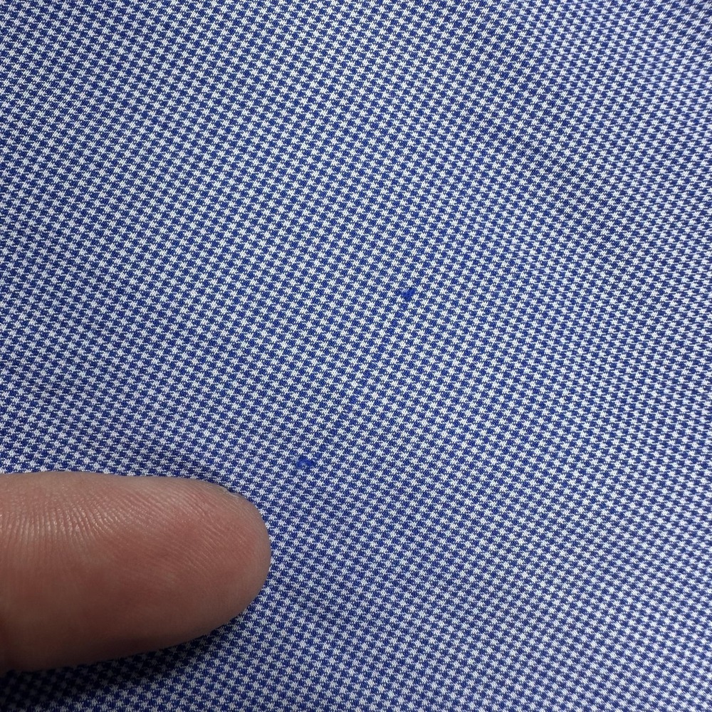 UNTUCKit Rossese Shirt Mens 2XL Blue Check Regular Fit Button Down Long Sleeve - Picture 12 of 15
